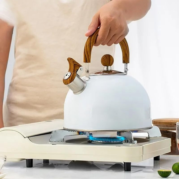 Stainless Steel Whistling Kettle Cooking Time – 2.5L or 3L with Sound Signal | Kalsten
