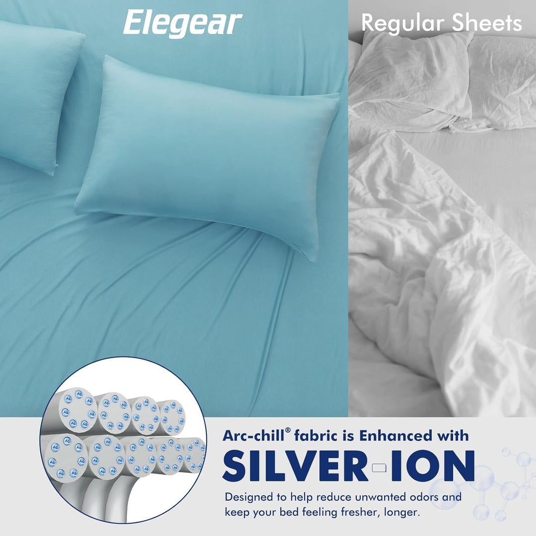 Blue Cooling Blanket –Silver Ion Freshness,  3.0, Lightweight for Hot Sleepers | Kalsten