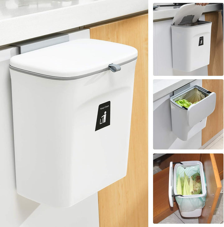 Kalsten | 2.4 Gallon Kitchen Compost Bin For Counter Top Or Under Sink