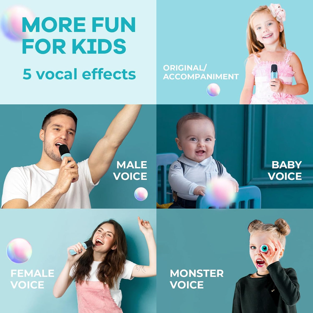 Skanto | Portable Mini Karaoke Machine with Bluetooth Speaker and 2 Wireless Microphones – Veylo