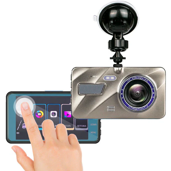 Kalsten | Wireless Front And Rear Dash Cam Dashboard Camera For Car With Night Vision
