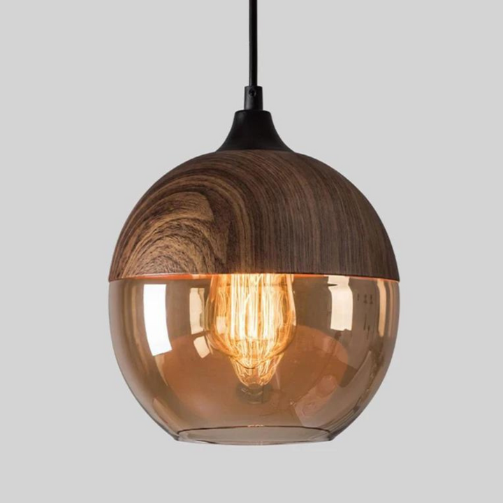 Stylish Scandinavian Wooden Ceiling Lamp - NordLuna | Kalsten