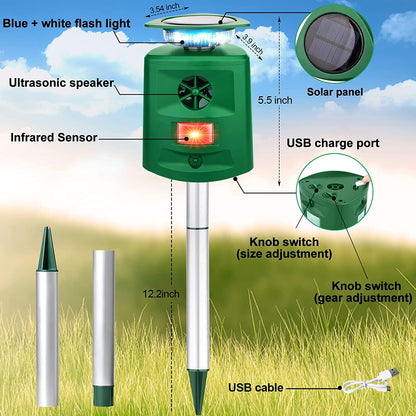 Skanto | Solar Ultrasonic Repeller