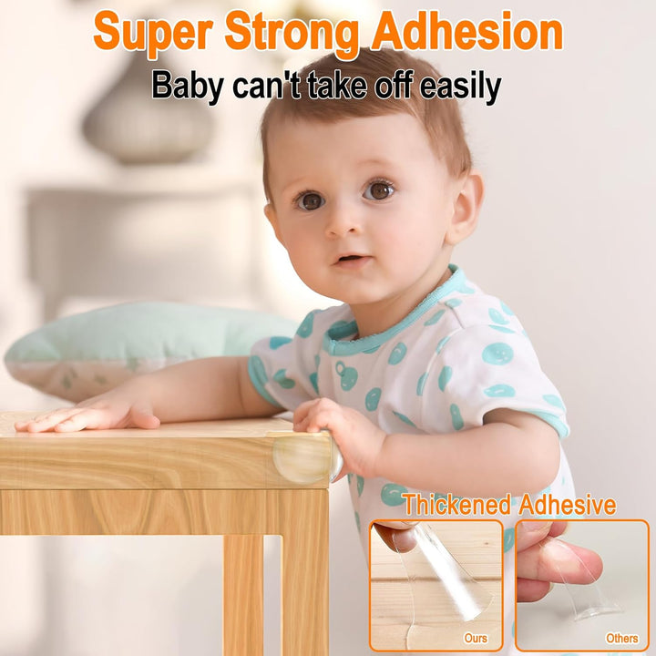 Kalsten | Corner Protectors for Kids, 16 Pack Pre-taped Table Corner Protectors for Baby