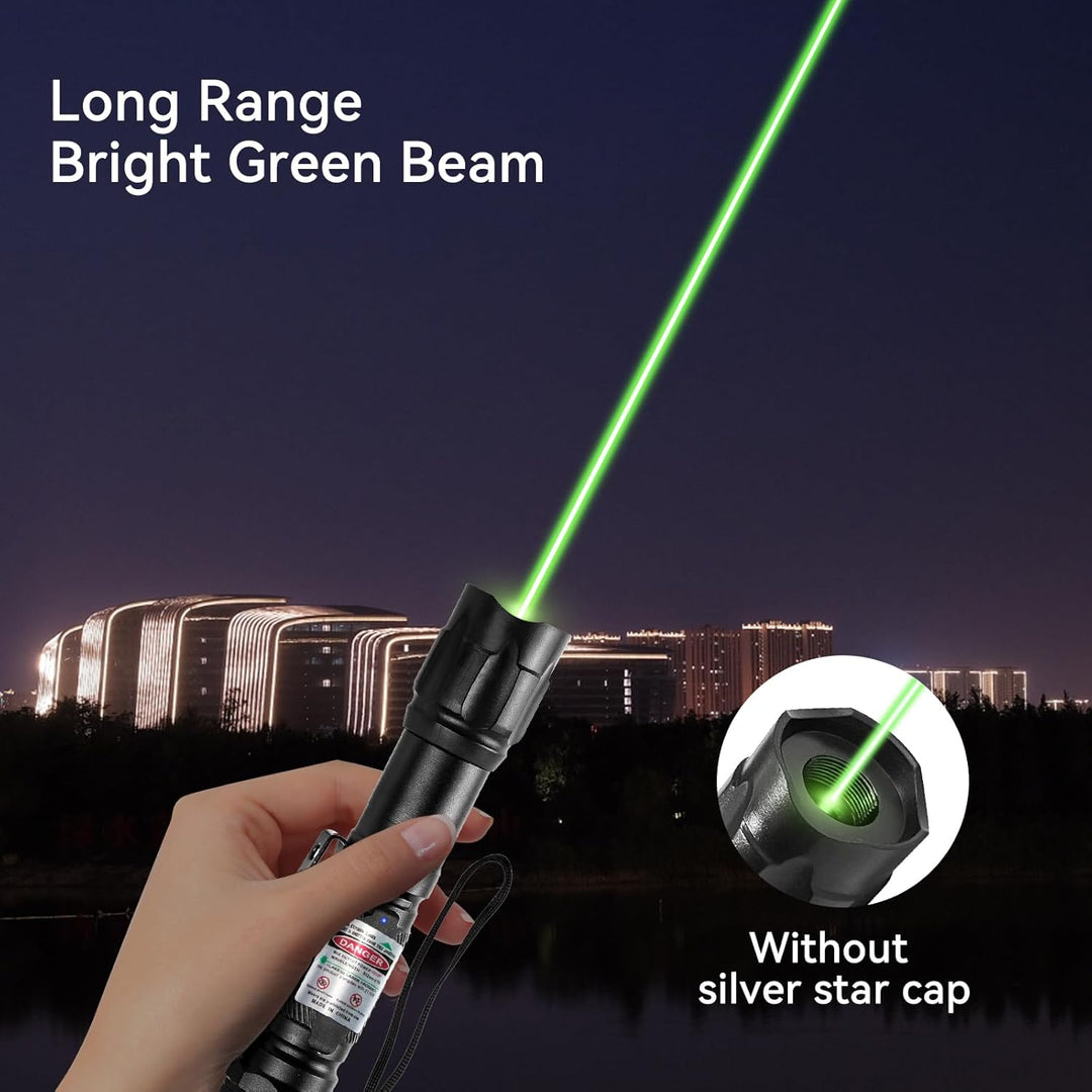 Kalsten | Flashlight Rechargeable Green Outdoor LED Torch