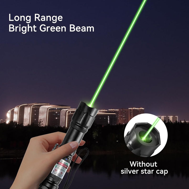 Kalsten | Flashlight Rechargeable Green Outdoor LED Torch