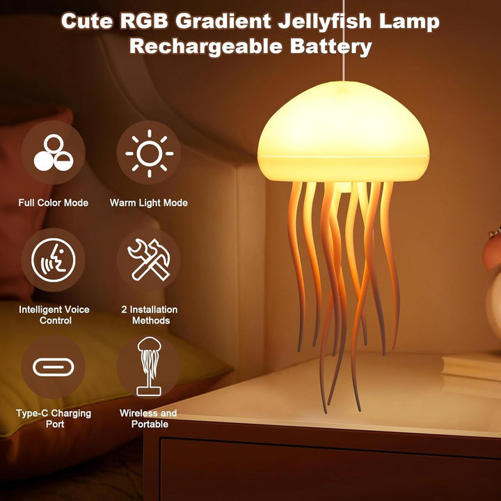 Jellyfish LED Mood Lamp – Bedroom Light Kalsten