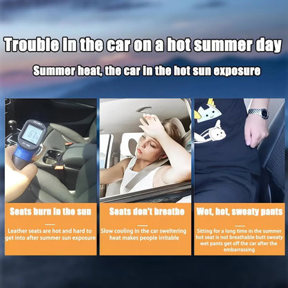 Non-slip ice silk car cushion, suitable for summer