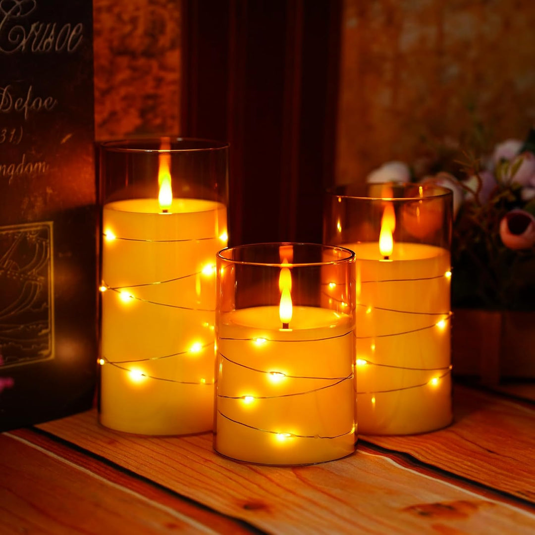 Realistic Flameless LED Candle Set Kalsten