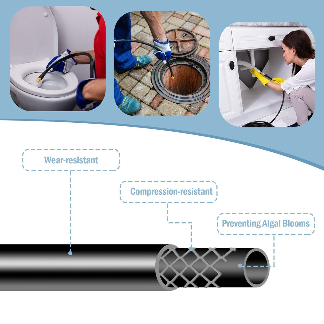 Pipe cleaning hose 10m-30m 180 bar | Kalsten