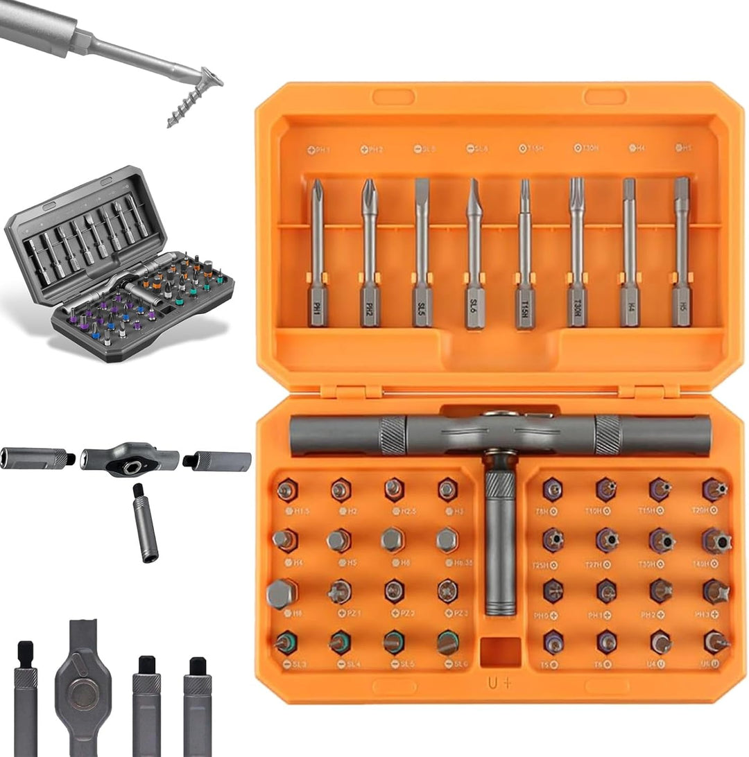 Kalsten | 42-in-1 Magnetic Screwdriver Set – Precision Repair Tool Kit with Bits & Handle – Fixaro