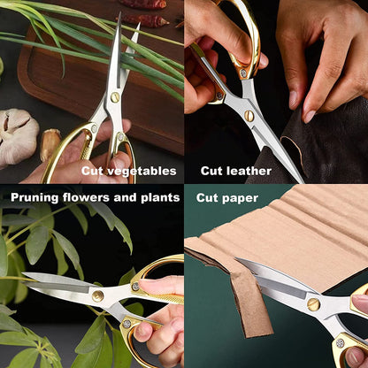 Skanto | Kitchen Shears Heavy Duty Kitchen Shears Set 2-Pack, Poultry Shears Heavy Duty Professional Quick