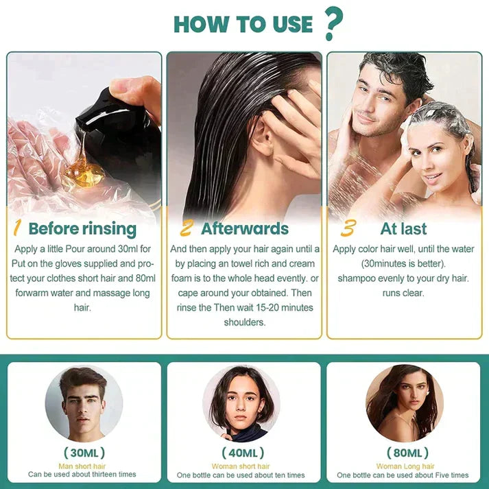 Sort Ayurvedic Hair Color Shampoo – No Side Effects