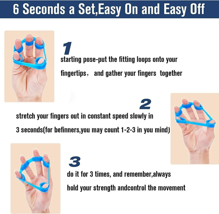 Kalsten | 6-piece hand strengthener set to strengthen grip strength & relieve pain