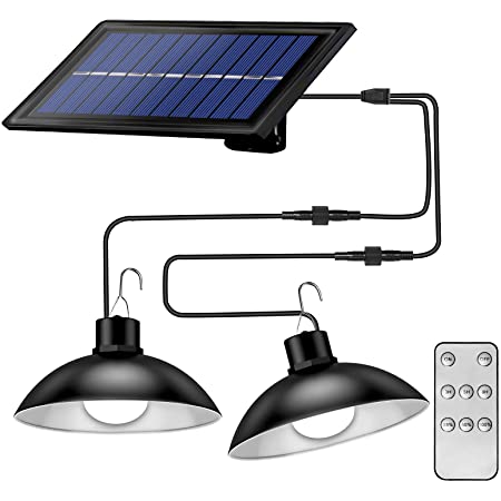 SolarDuo LED Lamp Set on Solar Energy with Remote Control | Kalsten