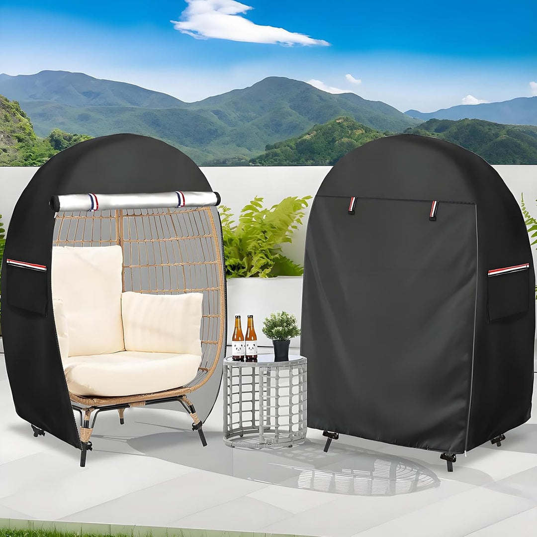 Kalsten | Waterproof Egg Chair Cover with Double Zipper – Solara