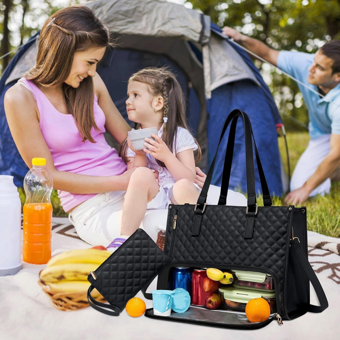 2-in-1 Insulated Lunch & Laptop Tote for Work & Travel | Kalsten