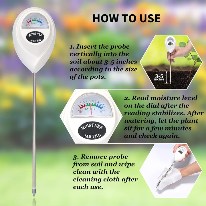 Kalsten | Soil moisture meter for precise moisture measurement in soil – Ideal for plant care