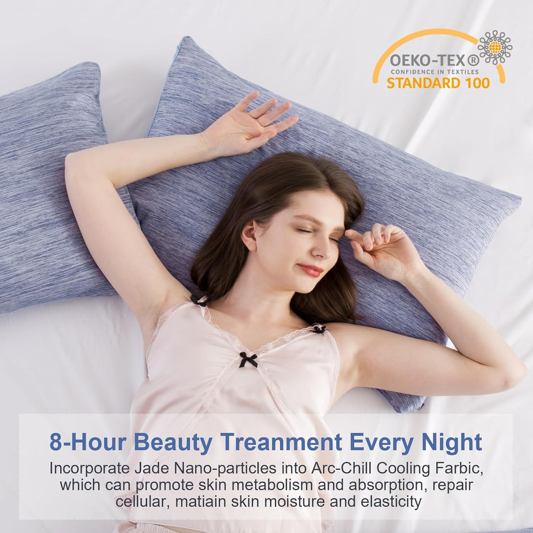 Revolutionary Blue Cooling Pillowcases Set of 2 –  Pro Q-Max 0.4 | Kalsten