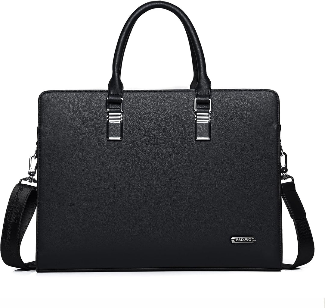 Genuine Leather Multi-Compartment Business Briefcase for Professionals | Kalsten
