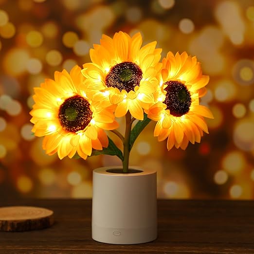 Sunflower LED Table Lamp – Decorative Light