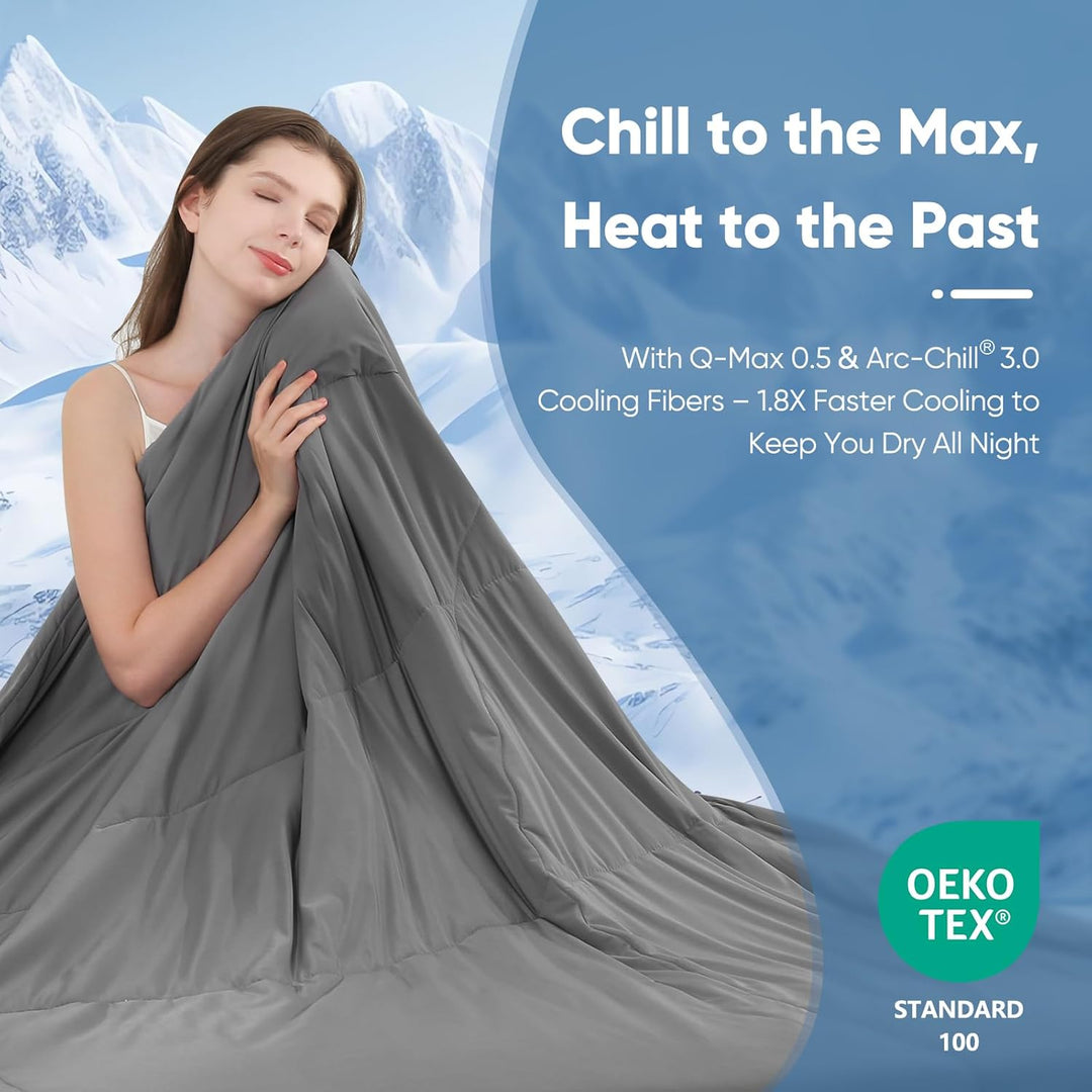Revolutionary Cloudy 3D Cooling Comforter  Extreme Q Max 0.5 | Kalsten