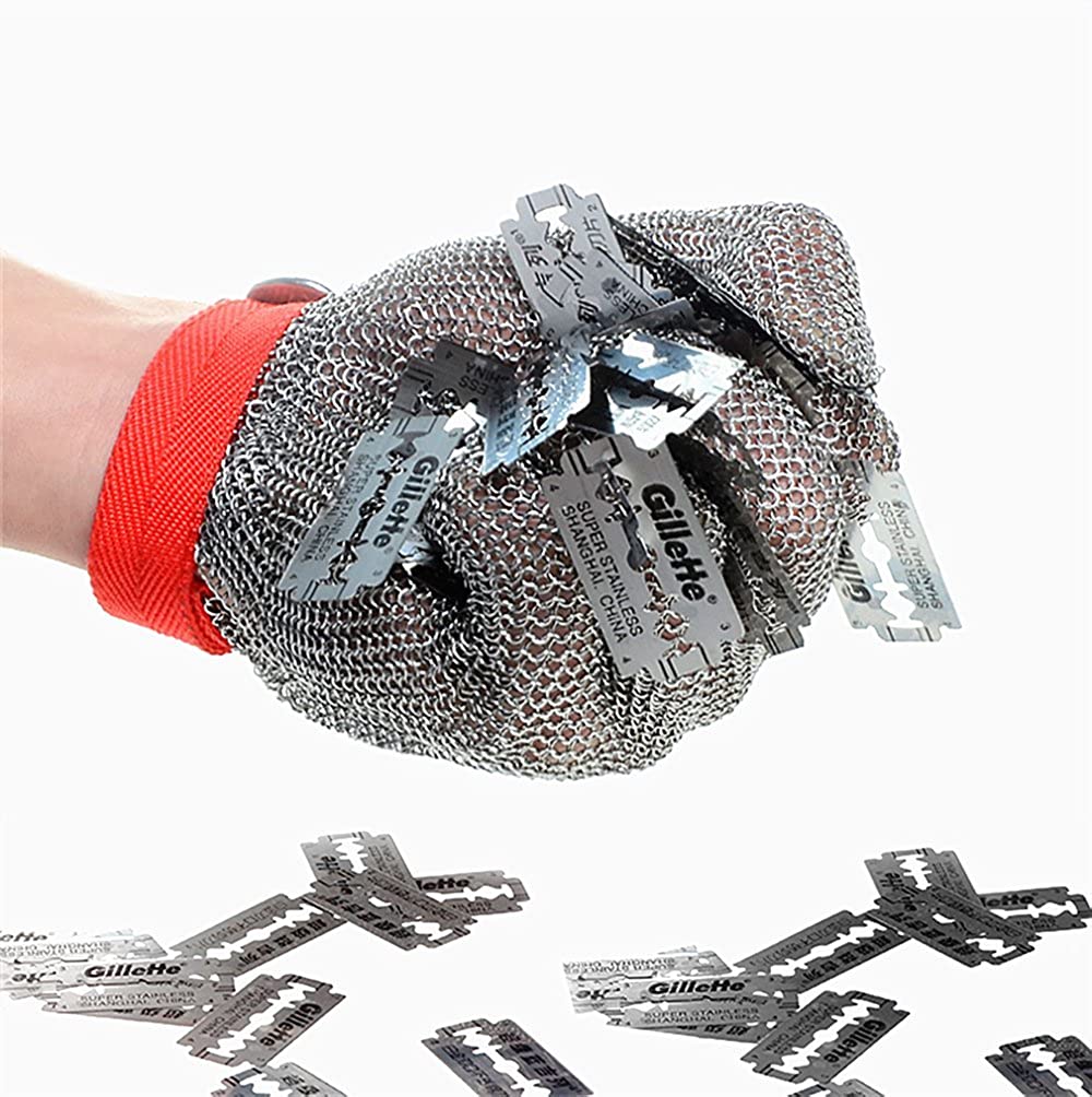 Stainless steel cut-resistant glove