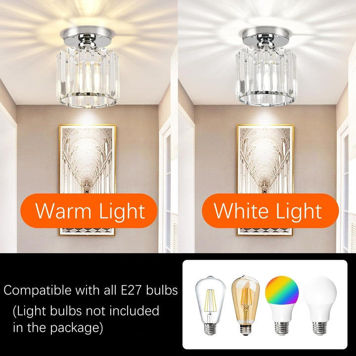 Crystal Flush Mount Ceiling Light Kalsten