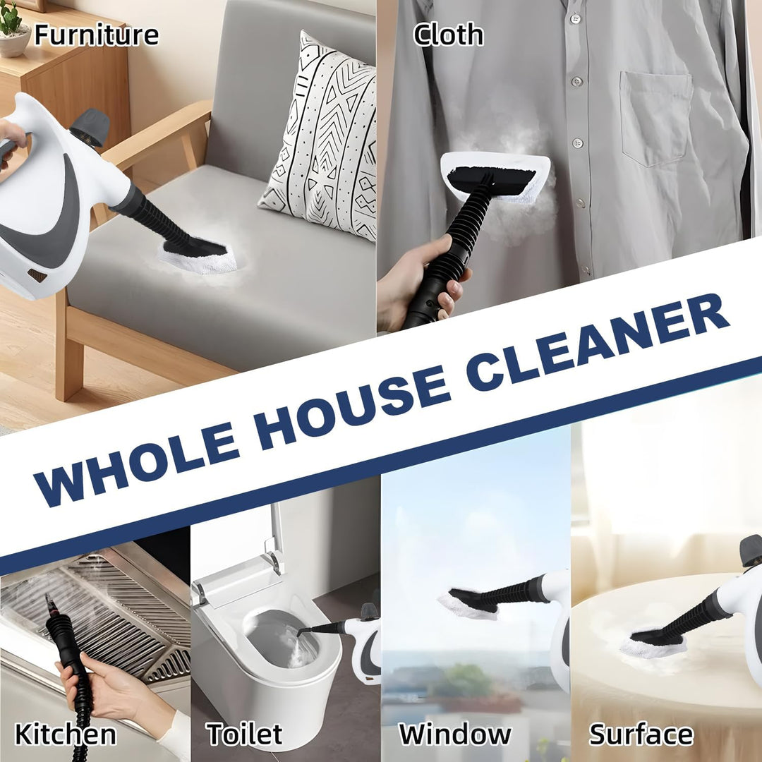 Kalsten | High-Pressure Handheld Steam Cleaner with 9-Piece Accessory Kit – Valtira