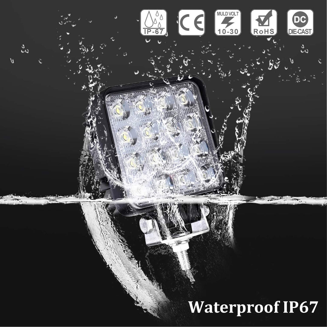 LED Work Spotlight 48W IP67 Reversing Light 2X-10X | Kalsten