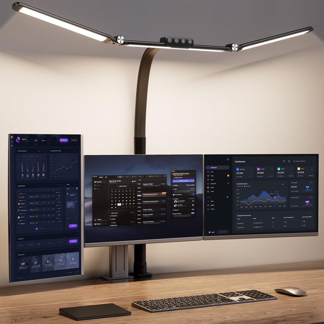 Architect LED Desk Lamp with Clamp – Dimmable