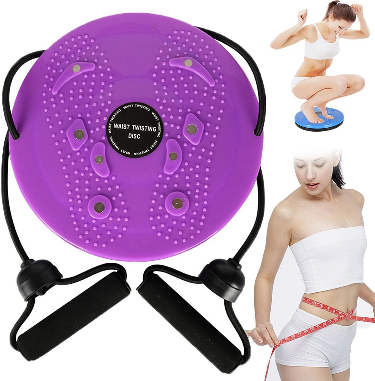 Skanto | Waist Whisper Twisting Disc Pro | Magnetic Massage Balance Board for Core Strength & Waist Training at Home