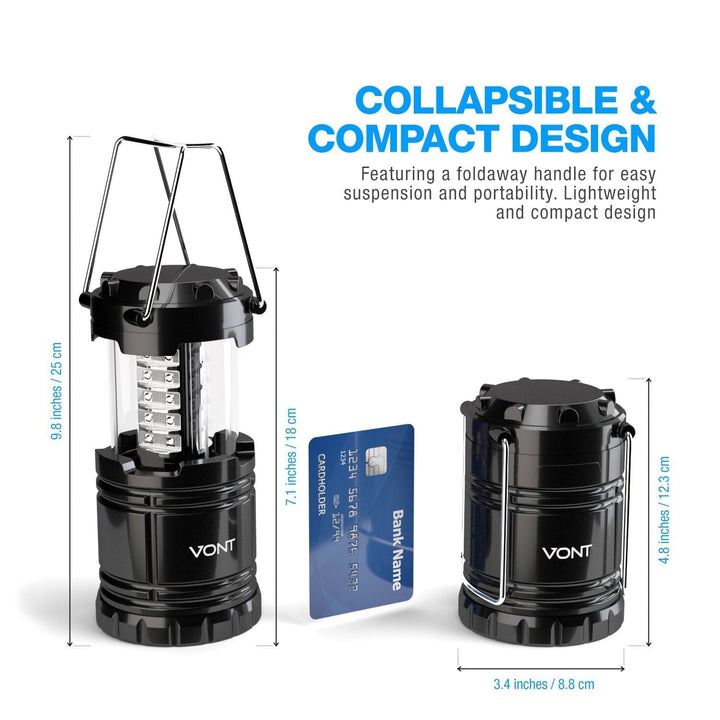 LED Camping Lantern – 2 Pack