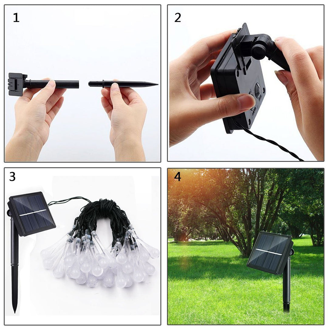 Water Droplet Solar Lights | Kalsten