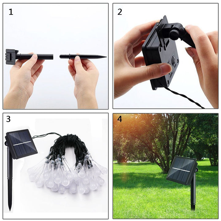 Water Droplet Solar Lights | Kalsten