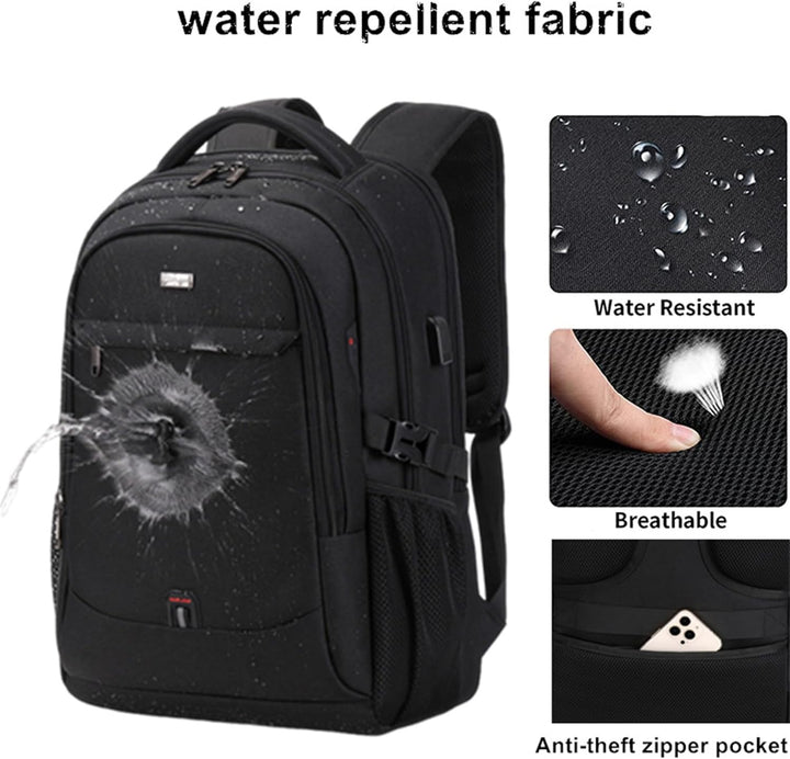 Water-Resistant Laptop & Travel Backpack with Organised Compartments | Kalsten