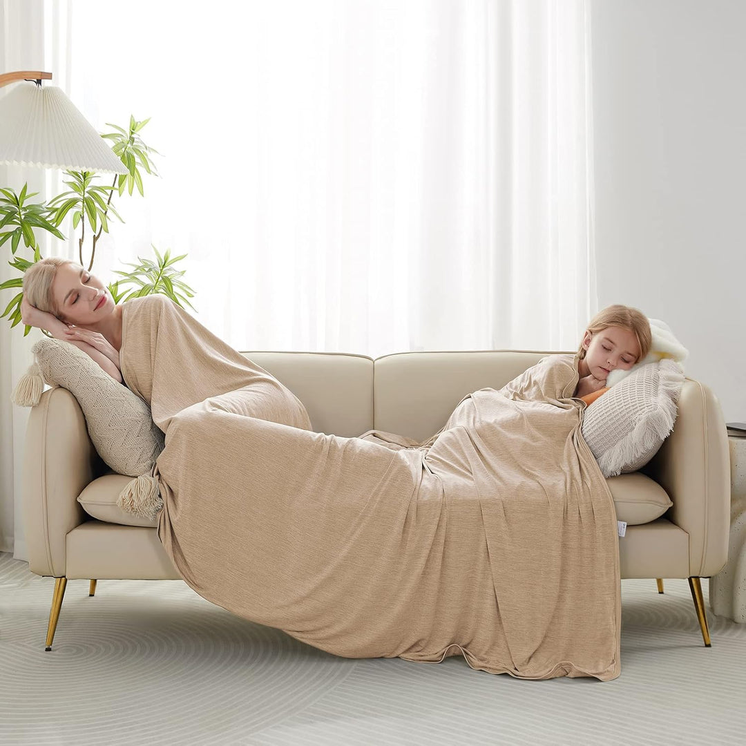 Light Brown Cooling Blanket –  3.0, Q-Max>0.5, Multi-Size Options | Kalsten