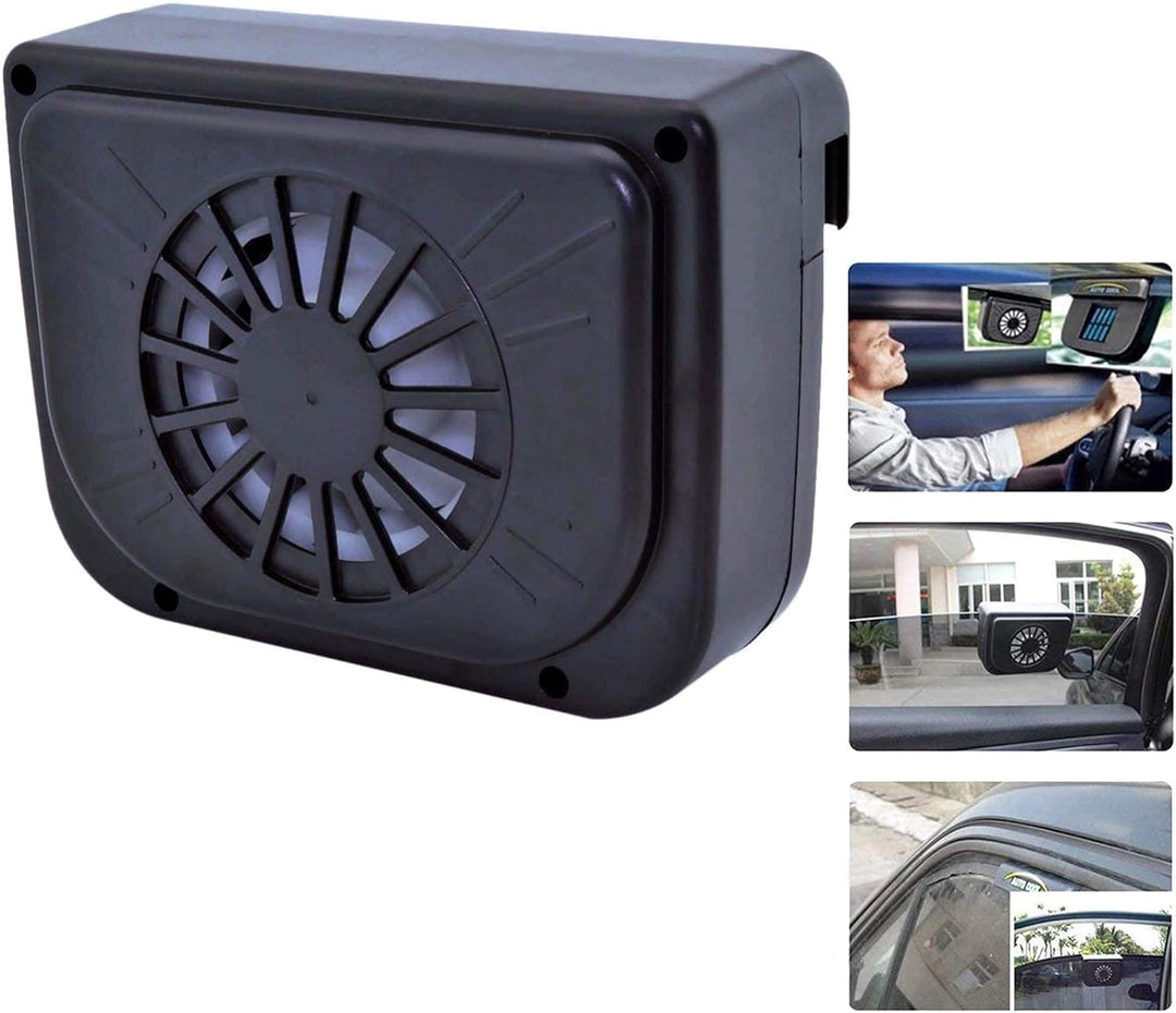 Solar-Powered Car Ventilation Fan for Odor and Smoke Elimination | Kalsten