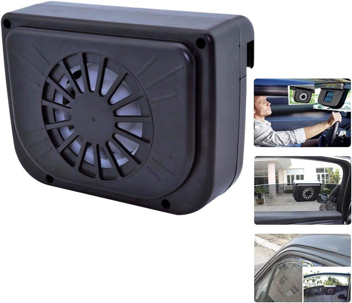 Solar-Powered Car Ventilation Fan for Odor and Smoke Elimination | Kalsten