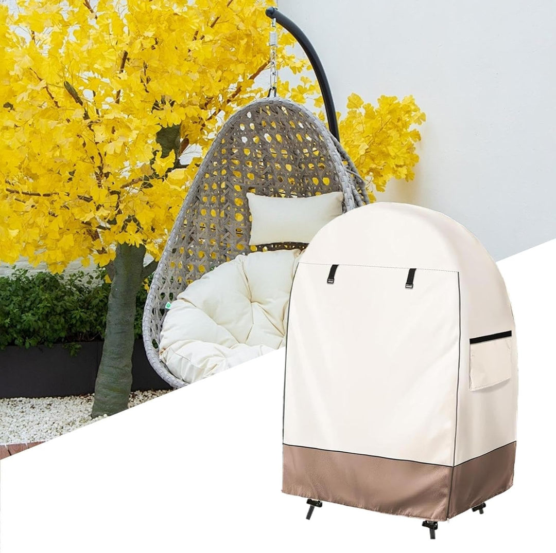 Kalsten | Waterproof Egg Chair Cover with Double Zipper – Solara