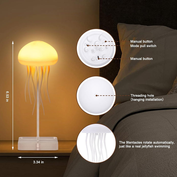 Jellyfish LED Mood Lamp – Bedroom Light Kalsten