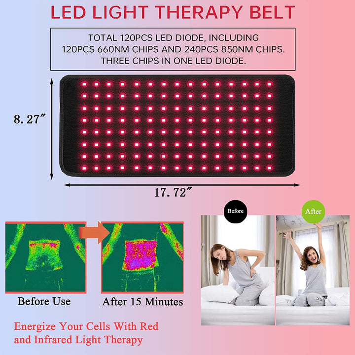 Infrared Therapy Heating Pad Belt for Pain Relief