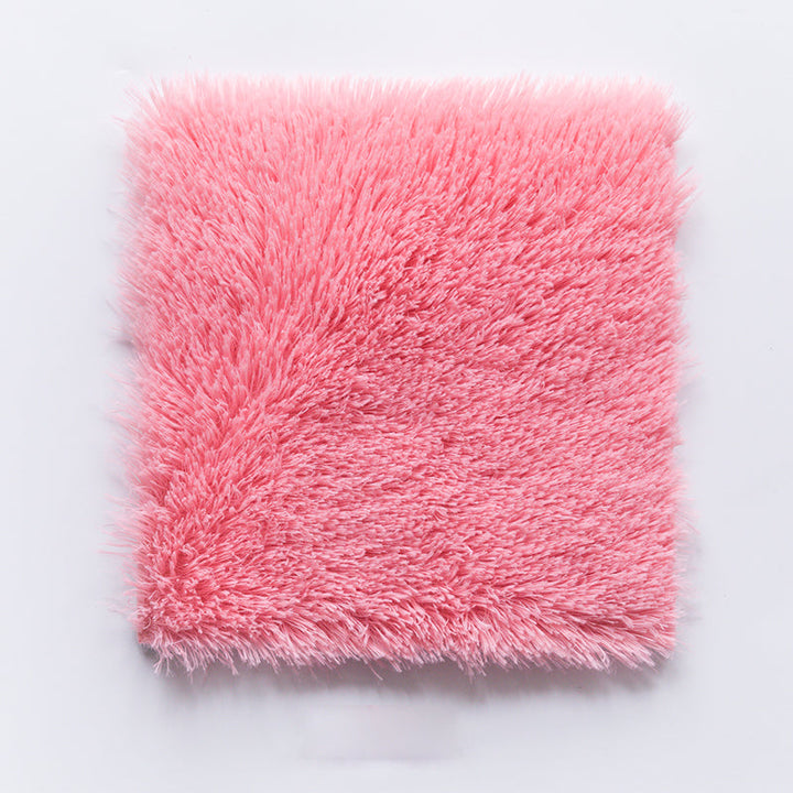 Kalsten | Bedroom Carpet Tiles Solid Square Shag Stain Resistant Carpet Tiles