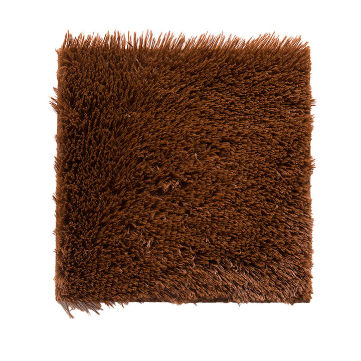 Kalsten | Bedroom Carpet Tiles Solid Square Shag Stain Resistant Carpet Tiles