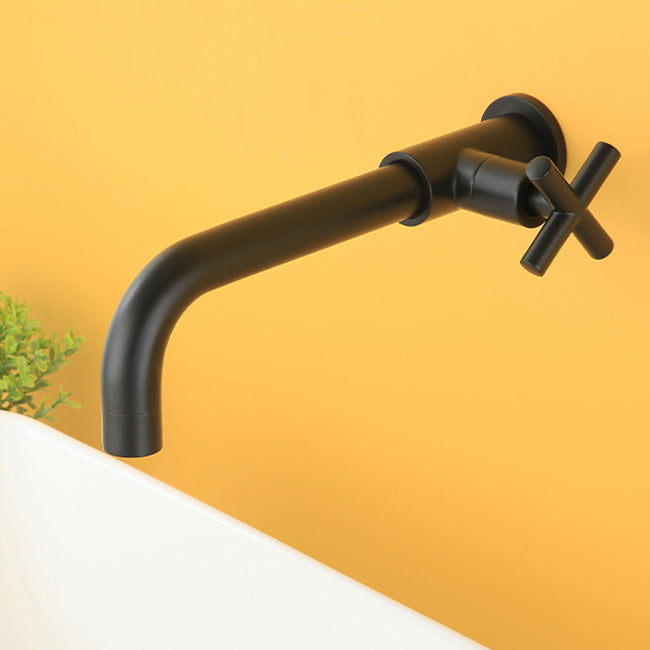 Kalsten | Widely used wall-mounted bathroom sink faucet cross handle low arch faucet