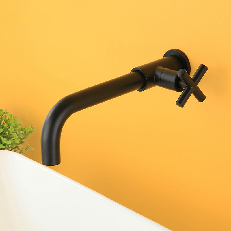 Kalsten | Widely used wall-mounted bathroom sink faucet cross handle low arch faucet