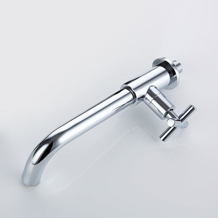 Kalsten | Widely used wall-mounted bathroom sink faucet cross handle low arch faucet