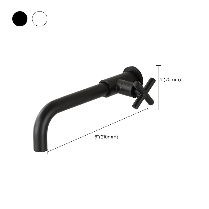 Kalsten | Widely used wall-mounted bathroom sink faucet cross handle low arch faucet