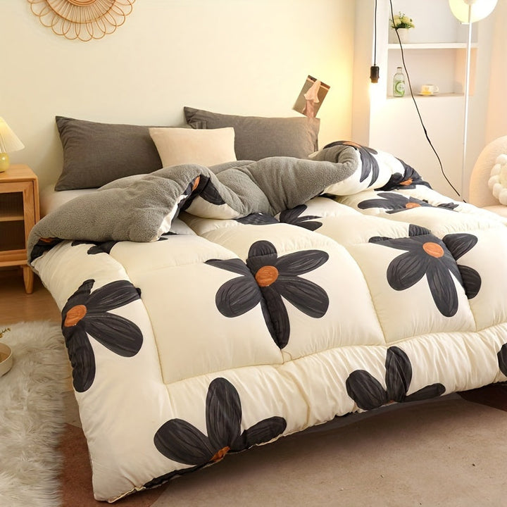 Luxury All-Season Duvet Insert with Geometric Patterns Kalsten