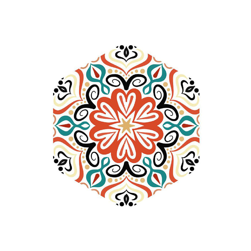 Kalsten | Plastic Mosaic Tile Wallpaper Hexagonal for Stick-On and Removable Back Wall Tile